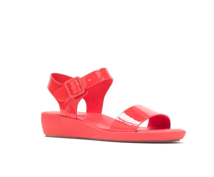 Hush Puppies Sandals Women Brite Jells Quarter Strap Sandal Fiesta Red