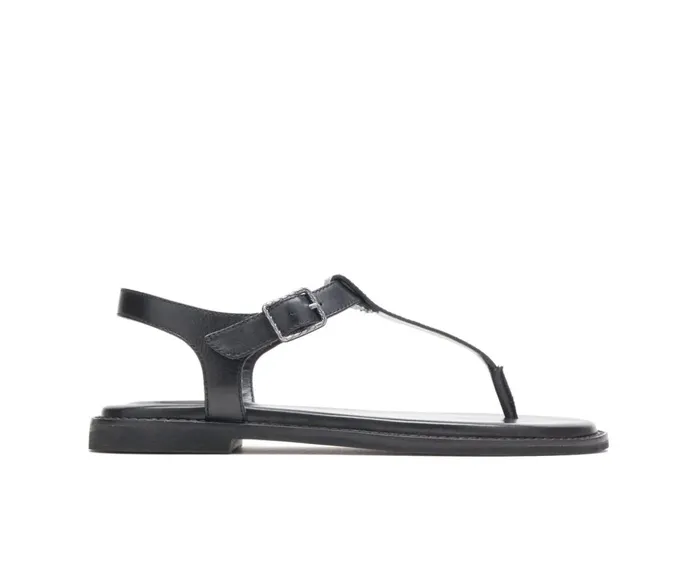 Hush Puppies Sandals Women Lexi Toepost Black Leather