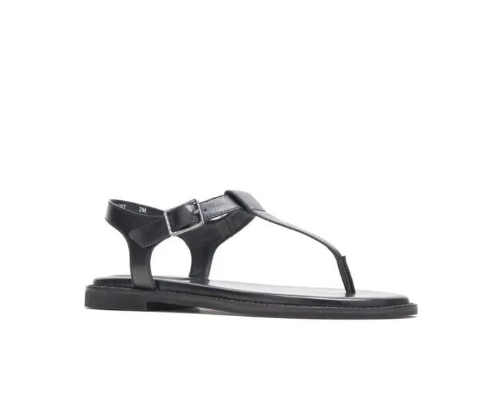 Hush Puppies Sandals Women Lexi Toepost Black Leather