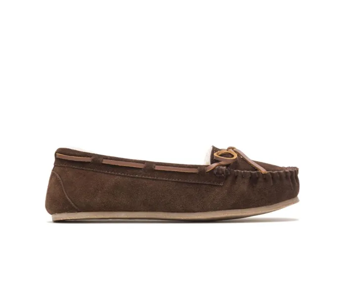 Hush Puppies Slippers Women Raquel Jr Trapper Moc Chocolate