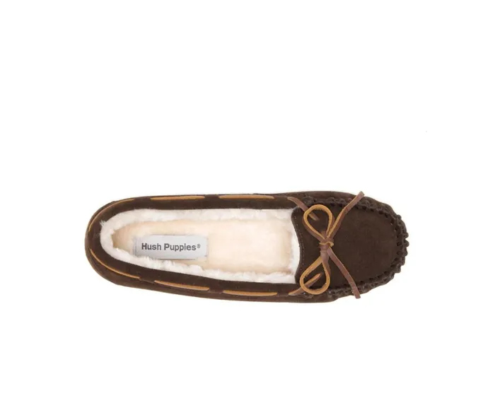 Hush Puppies Slippers Women Raquel Jr Trapper Moc Chocolate Hush Puppies Slippers Women Raquel Jr Trapper Moc Chocolate