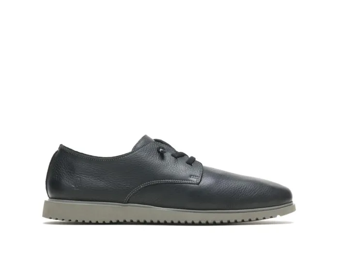 Hush Puppies Sneakers Men Everyday Lace Up Black Leather