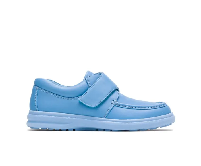 Hush Puppies Walking Shoes Men Gil Surf Blue Leather