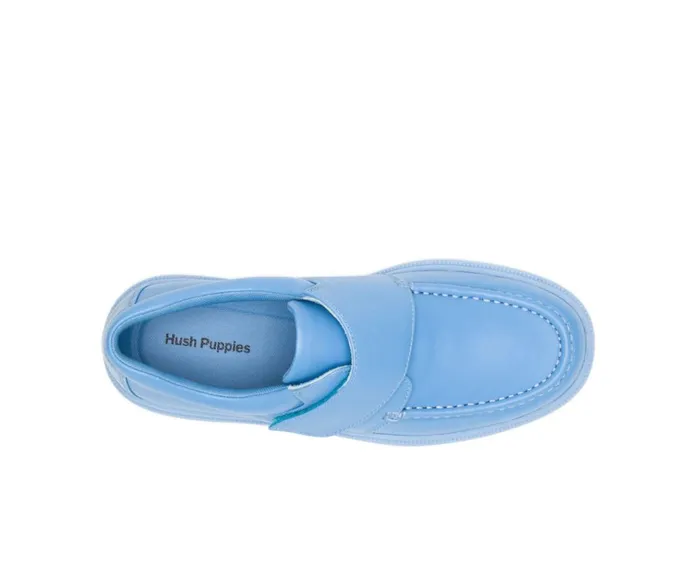 Hush Puppies Walking Shoes Men Gil Surf Blue Leather Hush Puppies Walking Shoes Men Gil Surf Blue Leather