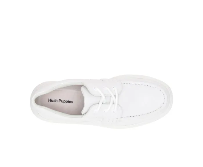 Hush Puppies Walking Shoes Men Gus White Leather Hush Puppies Walking Shoes Men Gus White Leather