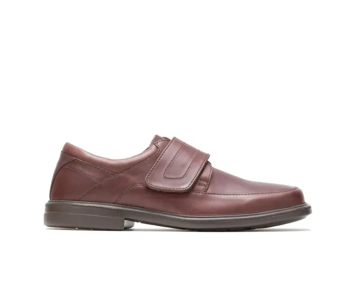 Hush Puppies Walking Shoes Men Peri Hopper Dark Brown Leather