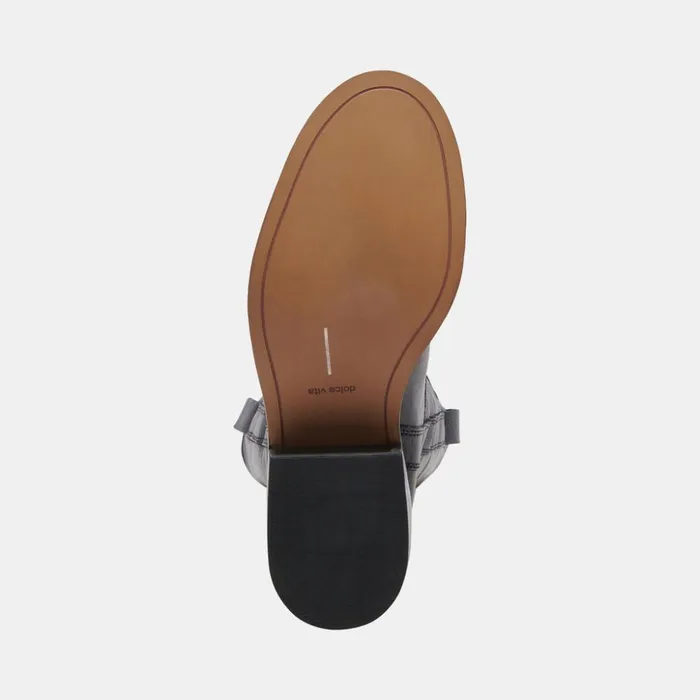 Illora Boots Black Leather Women Dolce Vita Boots and Booties