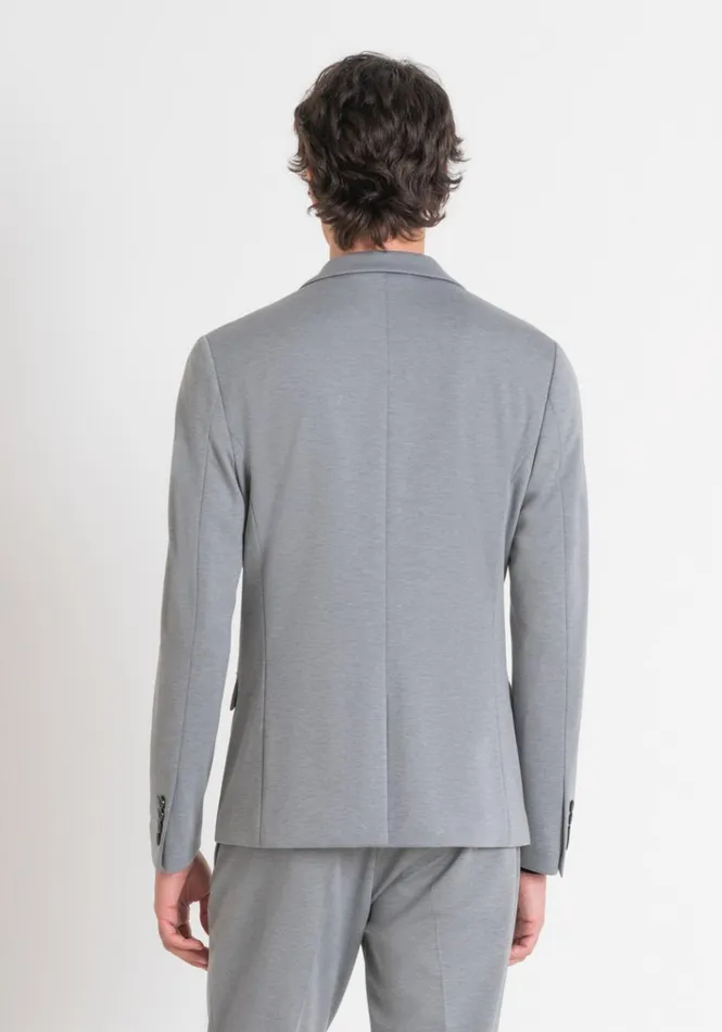 Jackets And Gilet Men Antony Morato Super Slim Fit Grey 034Ashe034 Jacket In Viscose Blend Ash Grey