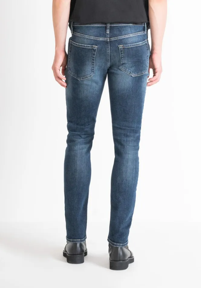 Jeans Men Antony Morato Tapered Fit 034Ozzy034 Jeans In Dark VintageEffect Fabric Light Blue