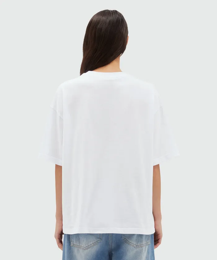 Jersey TShirt With 034Glasses034 Print Women MSGM Tshirts