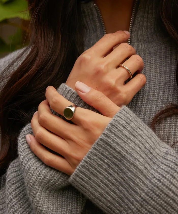 Jewelry Women Jenni Kayne Brook Gold Band White Gold