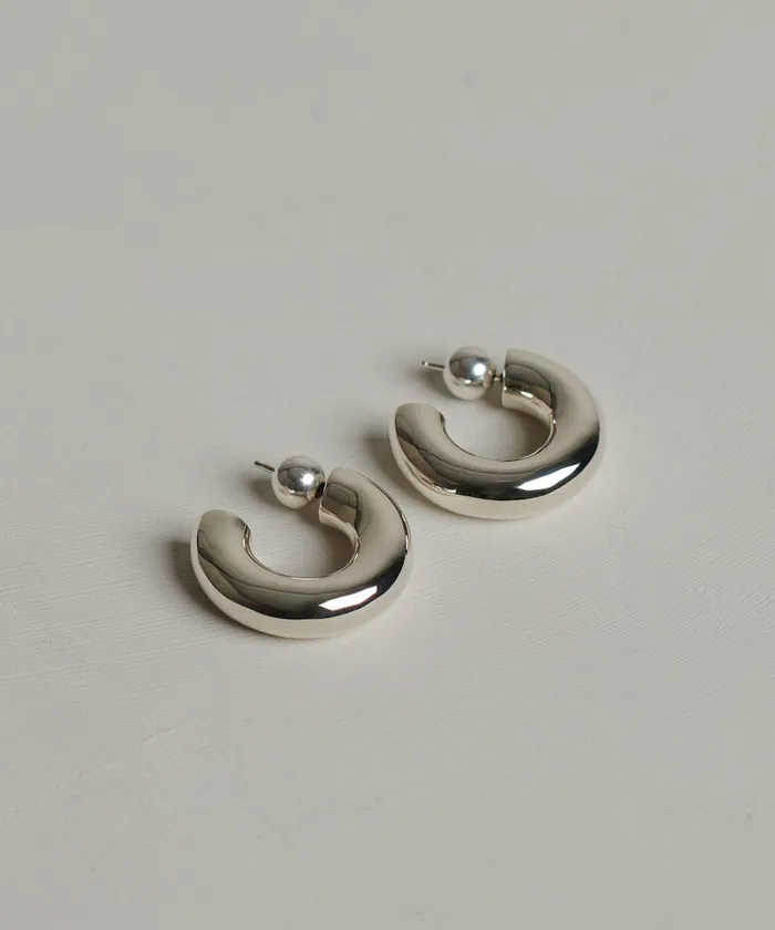 Jewelry Women Jenni Kayne Large Donut Hoops Silver