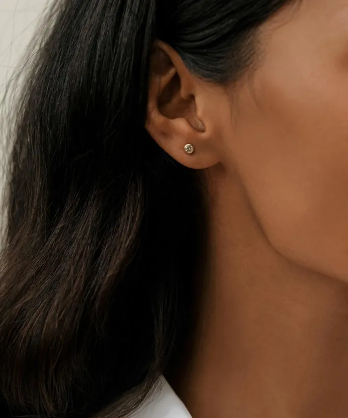 Jewelry Women Jenni Kayne Stevie Grey Diamond Studs Gold