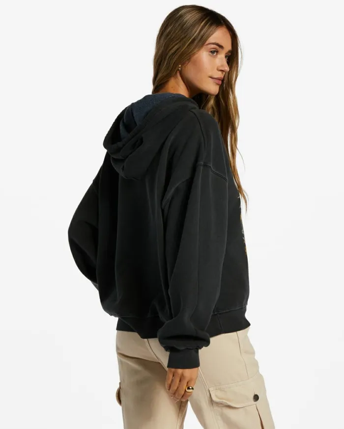 Keep Ridin Hoodie Black Sands Women Billabong Sweatshirts and Fleece
