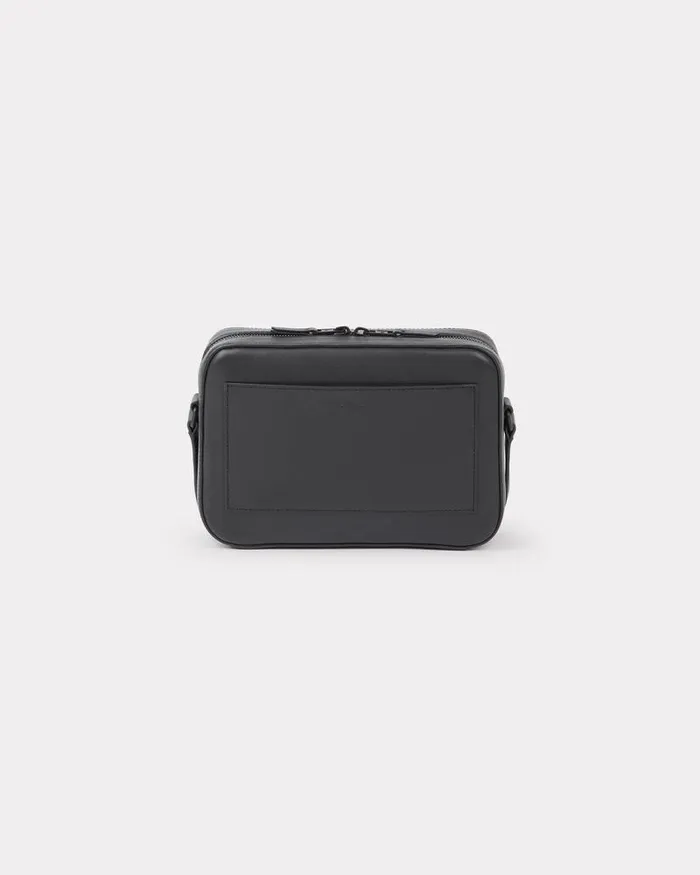 Kenzo Bags MenWomen GRAPHY039 Leather Shoulder Bag Black