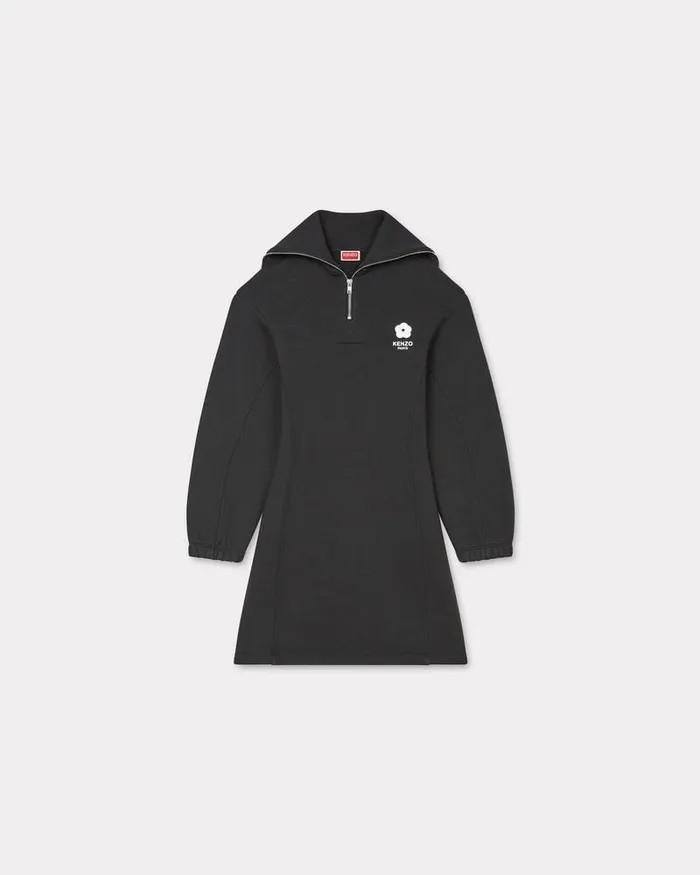 Kenzo Dresses And Skirts Women 039Boke Flower 20039 Embroidered Sweatshirt Dress Black