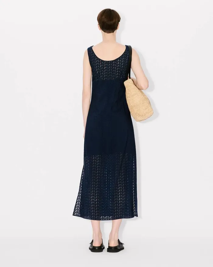 Kenzo Dresses And Skirts Women Boke Flower Dvor039 Long Dress Midnight Blue