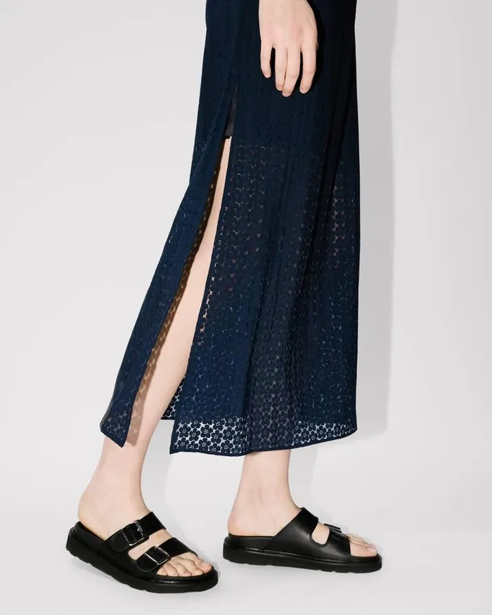 Kenzo Dresses And Skirts Women Boke Flower Dvor039 Long Dress Midnight Blue