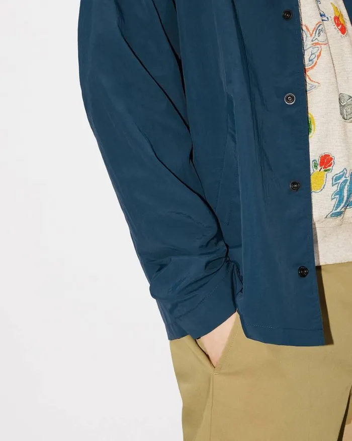 Kenzo Jackets And Coats Men Elephant039 Coach Jacket Midnight Blue