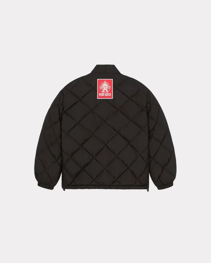 Kenzo Jackets And Coats Men Kimono Puffer Jacket Black