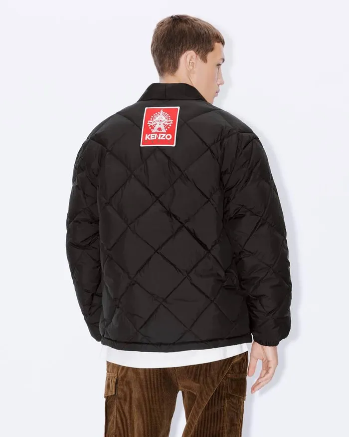 Kenzo Jackets And Coats Men Kimono Puffer Jacket Black