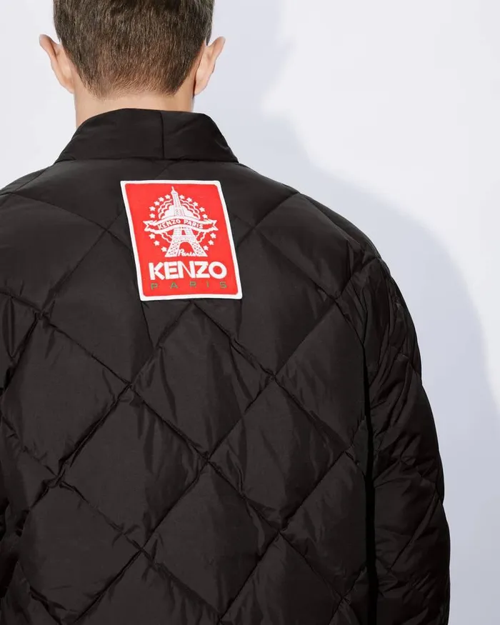 Kenzo Jackets And Coats Men Kimono Puffer Jacket Black