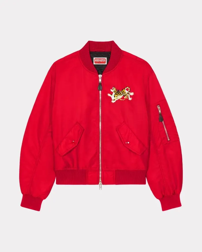 Kenzo Jackets And Coats Women 039Year Of The Dragon039 Embroidered Bomber Jacket Cherry