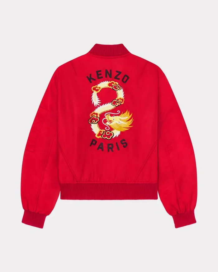 Kenzo Jackets And Coats Women 039Year Of The Dragon039 Embroidered Bomber Jacket Cherry
