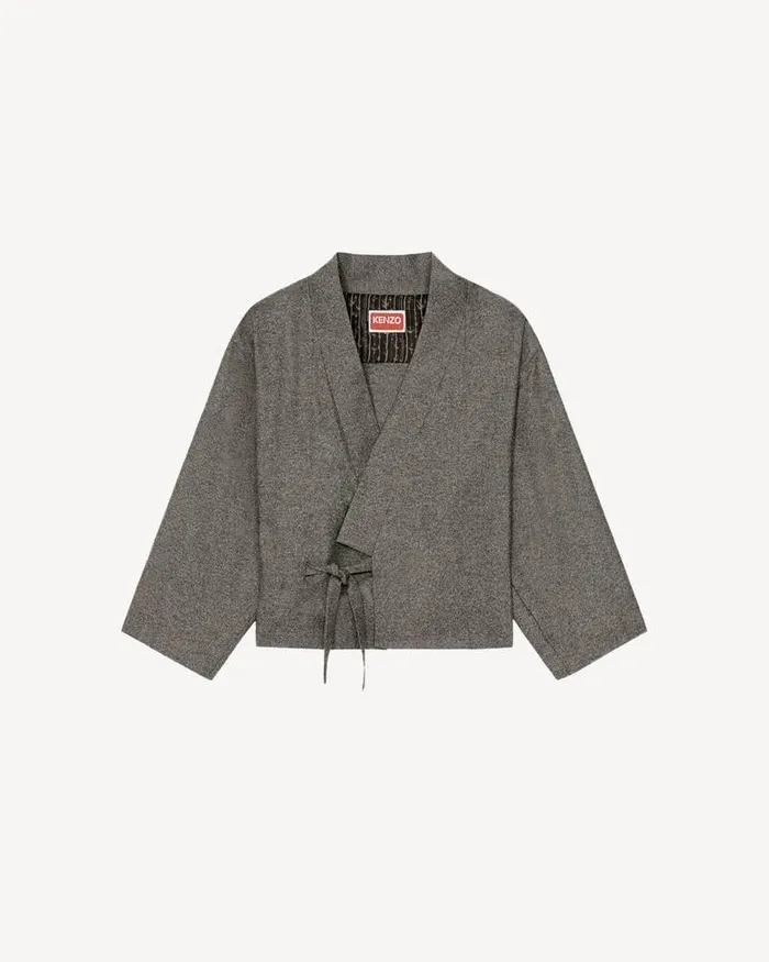 Kenzo Jackets And Coats Women Kimono Jacket Anthracite