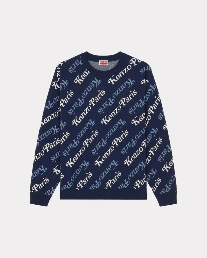 Kenzo Knitwear Men By Verdy039 Jumper Midnight Blue