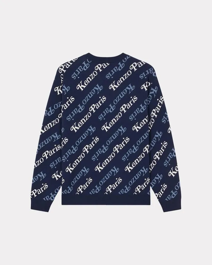 Kenzo Knitwear Men By Verdy039 Jumper Midnight Blue