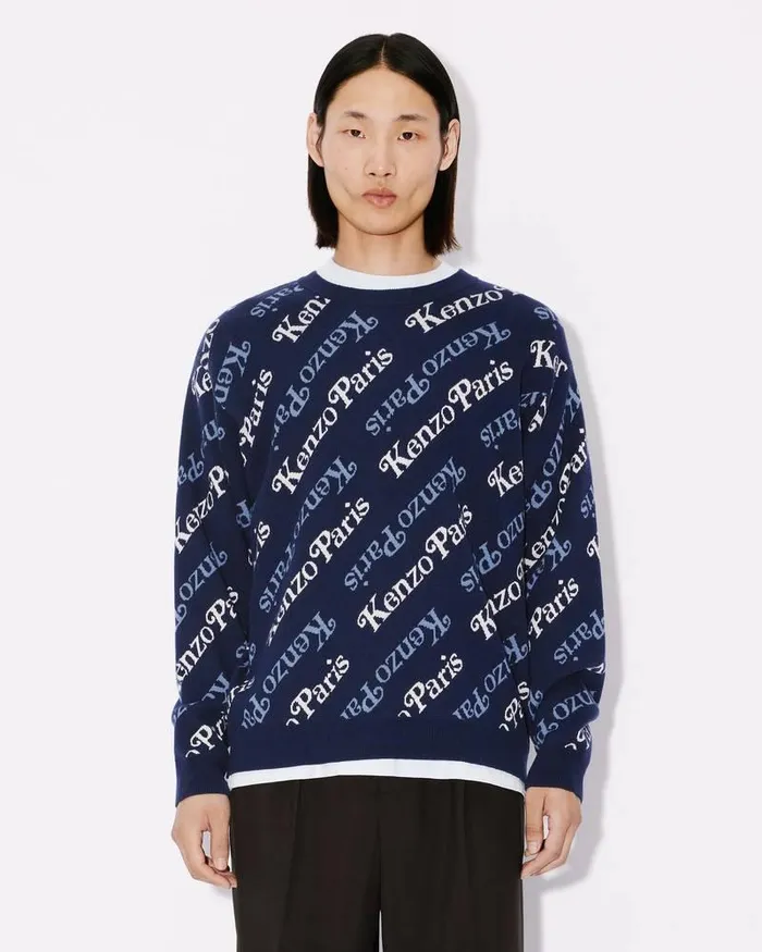 Kenzo Knitwear Men By Verdy039 Jumper Midnight Blue