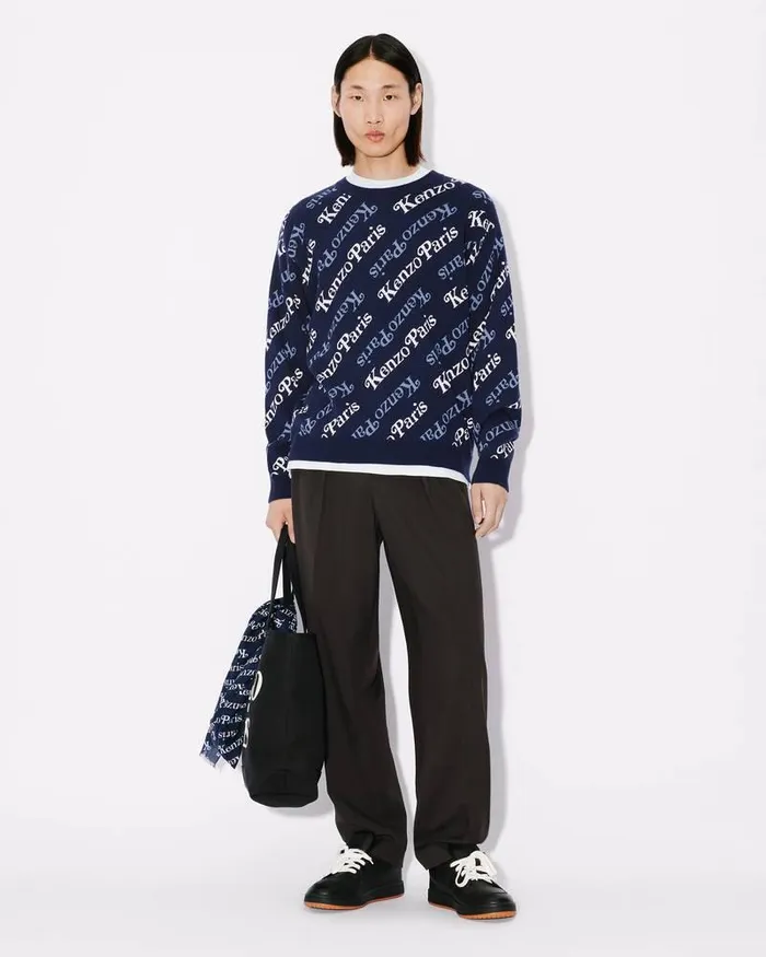 Kenzo Knitwear Men By Verdy039 Jumper Midnight Blue