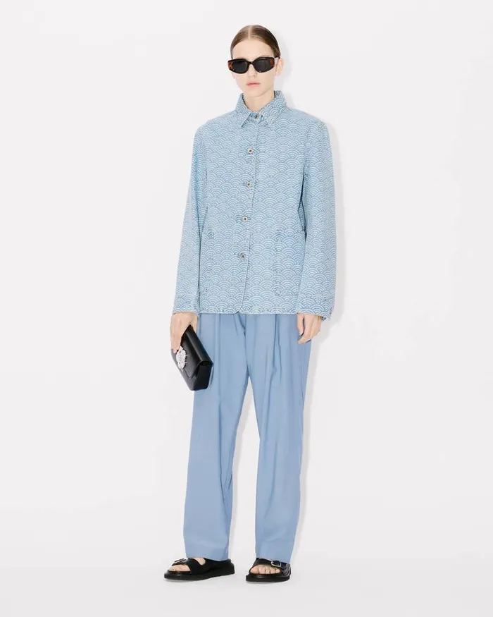 Kenzo Pants And Shorts Women Jogging Trousers Blue