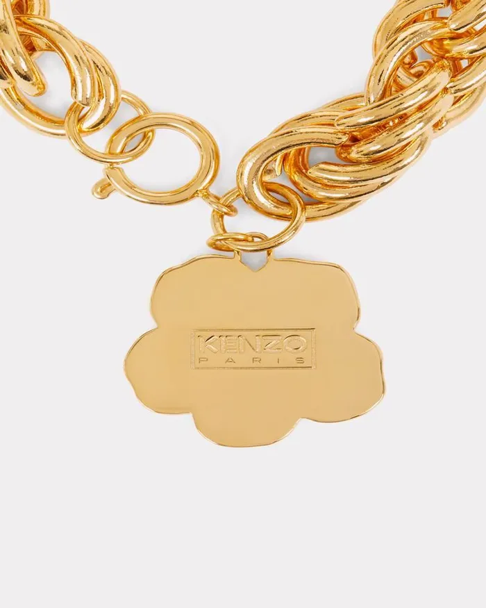 Kenzo Pins and Jewelry MenWomen Stamp039 Bracelet Gold