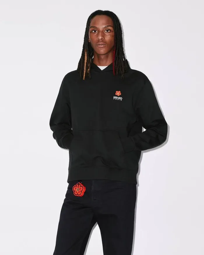Kenzo Sweatshirts And Hoodies Men 039Boke Flower039 Embroidered Sweatshirt Black