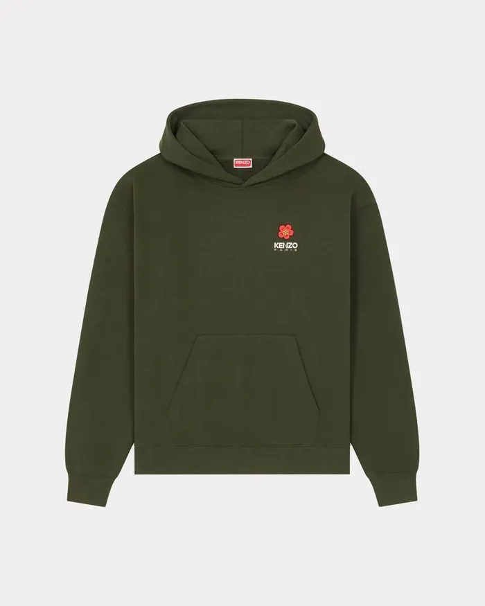 Kenzo Sweatshirts And Hoodies Men 039Boke Flower039 Oversize Sweatshirt Dark Khaki
