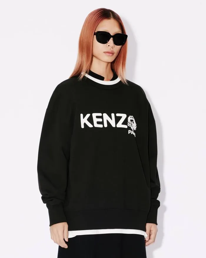Kenzo Sweatshirts And Hoodies MenWomen 039Year Of The Dragon039 Oversize Genderless Sweatshirt Black