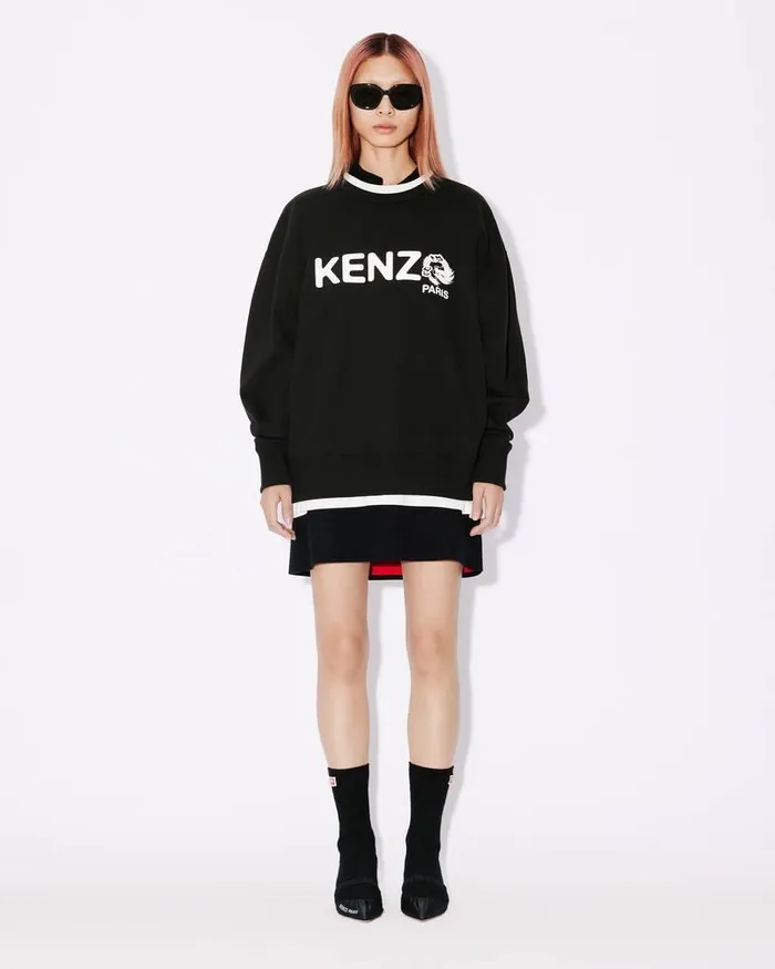 Kenzo Sweatshirts And Hoodies MenWomen 039Year Of The Dragon039 Oversize Genderless Sweatshirt Black