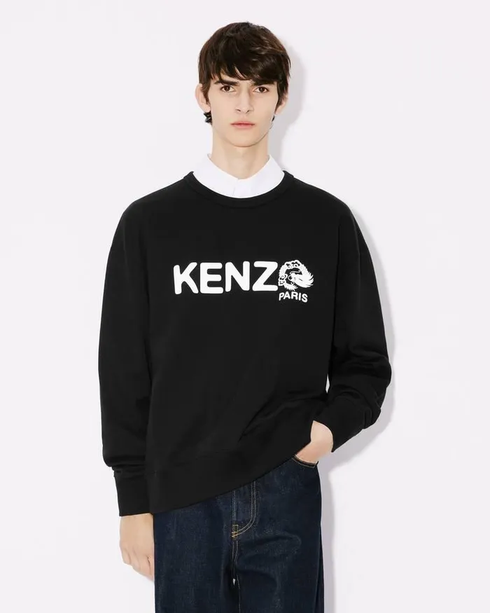 Kenzo Sweatshirts And Hoodies MenWomen 039Year Of The Dragon039 Oversize Genderless Sweatshirt Black