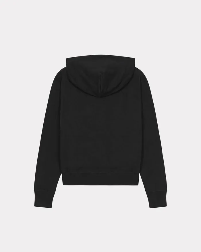Kenzo Sweatshirts And Hoodies Women 039Boke Flower039 Hooded Sweatshirt Black