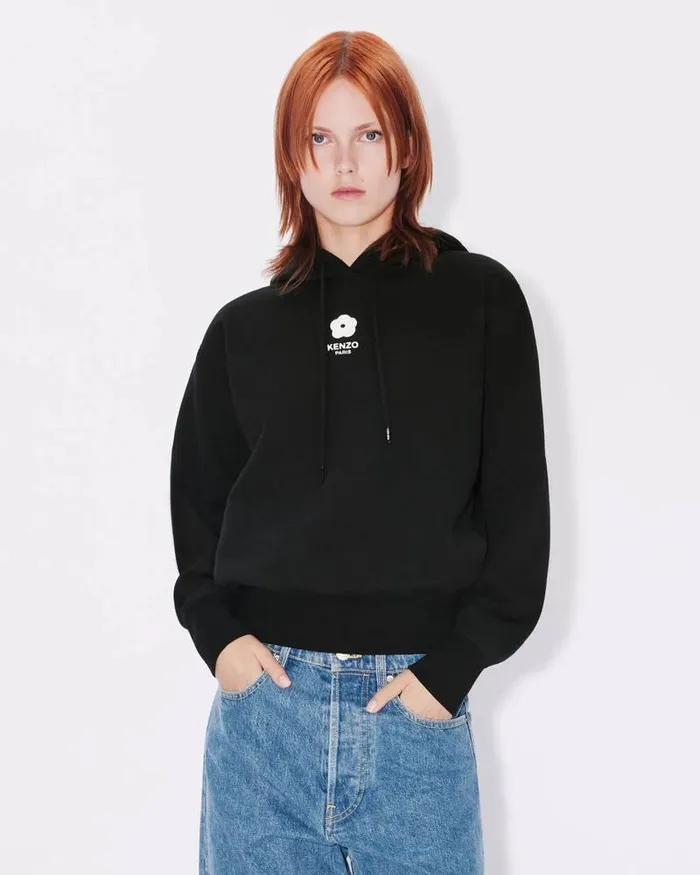 Kenzo Sweatshirts And Hoodies Women 039Boke Flower 20039 Hooded Sweatshirt Black
