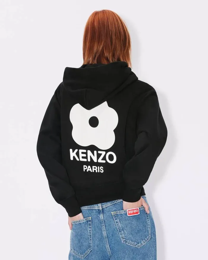 Kenzo Sweatshirts And Hoodies Women 039Boke Flower 20039 Hooded Sweatshirt Black