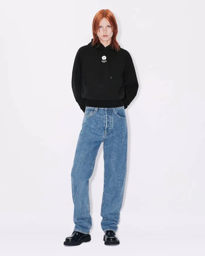 Kenzo Sweatshirts And Hoodies Women 039Boke Flower 20039 Hooded Sweatshirt Black