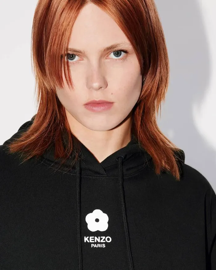 Kenzo Sweatshirts And Hoodies Women 039Boke Flower 20039 Hooded Sweatshirt Black