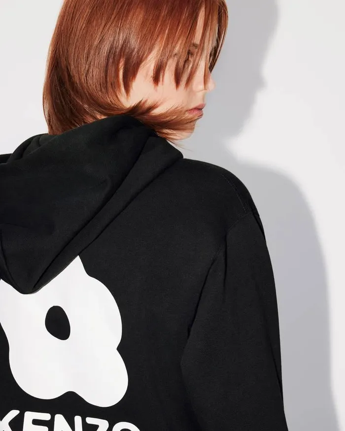 Kenzo Sweatshirts And Hoodies Women 039Boke Flower 20039 Hooded Sweatshirt Black