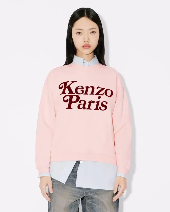 Kenzo Sweatshirts And Hoodies Women By Verdy039 Regular Sweatshirt Faded Pink