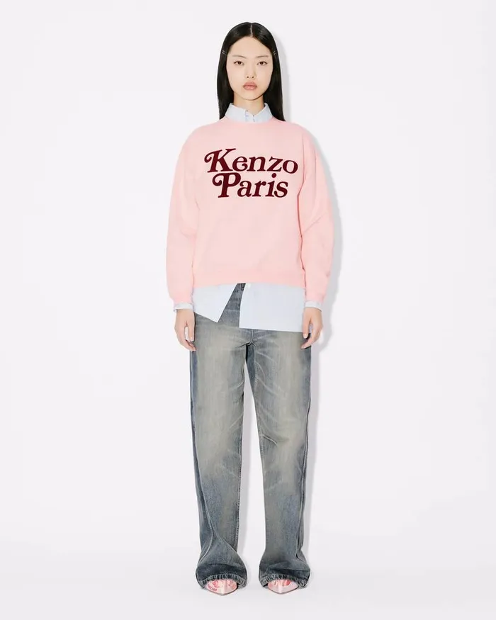Kenzo Sweatshirts And Hoodies Women By Verdy039 Regular Sweatshirt Faded Pink