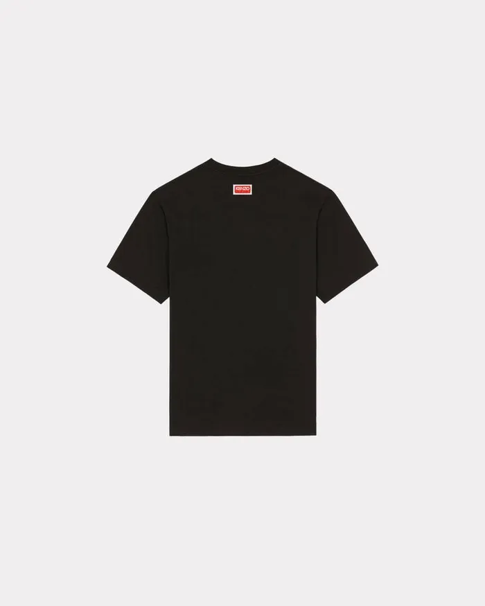 Kenzo TShirts And Polos Men Varsity Jungle039 Elephant Tshirt Black