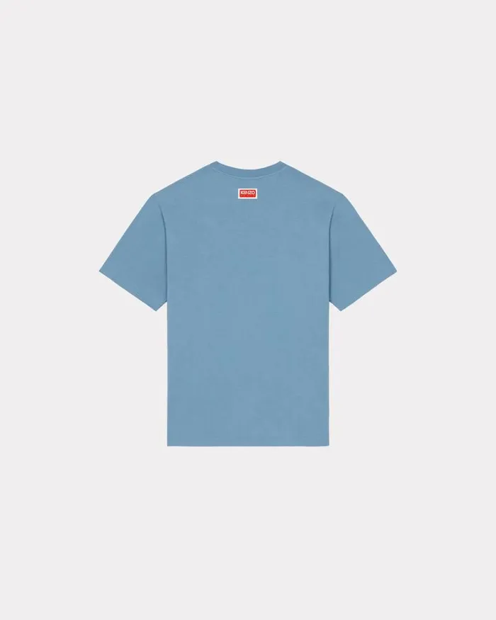 Kenzo TShirts And Polos Men Varsity Jungle039 Elephant Tshirt Cyan